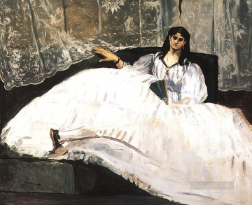 ボードレールの愛人 ジャンヌ・デュヴァルの横たわる研究 写実主義 印象派 エドゥアール・マネ Oil Paintings